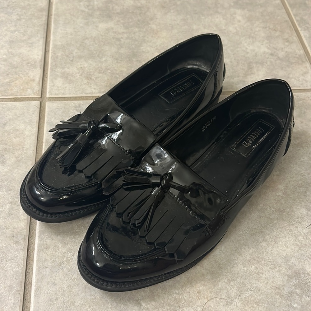 Black, Forever 21 loafer.
